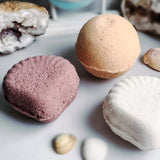 Vegan Brazilian Blue Clay & Dreamy Lavender Botanical Bath Bomb Melt