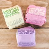 Vegan Botanical Bath Bomb Melt Collection