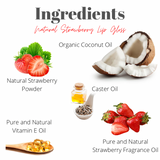 3 Pack of Natural Lip Gloss (3 x 10ml)