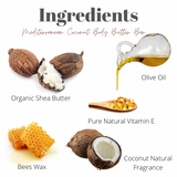 Mediterranean Coconut Body Butter Bar (70g)