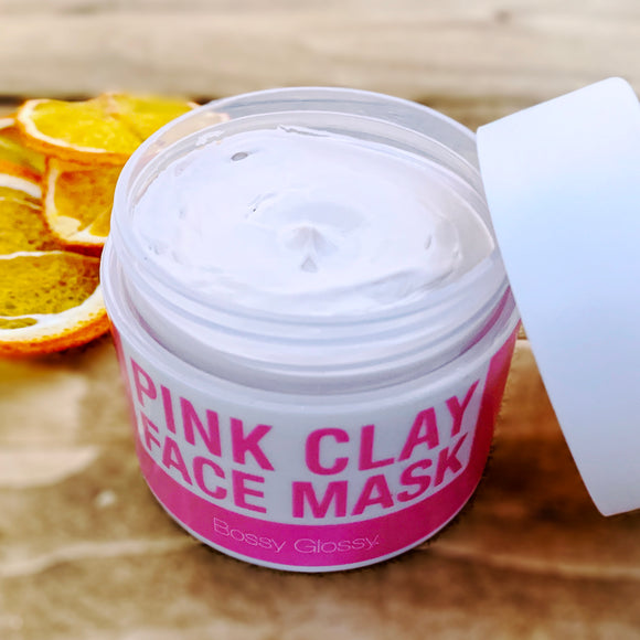 Pink Clay Vitamin C and Hyaluronic Acid Face Mask